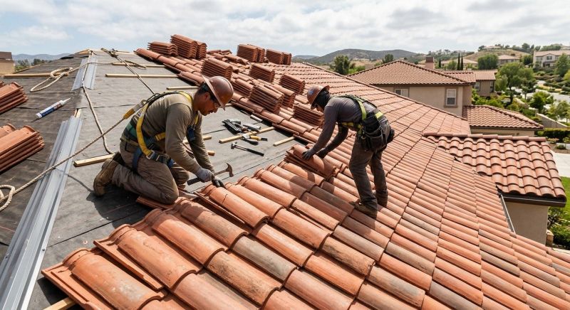 Clay Tile Roofing Installation in Alexandria, VA
