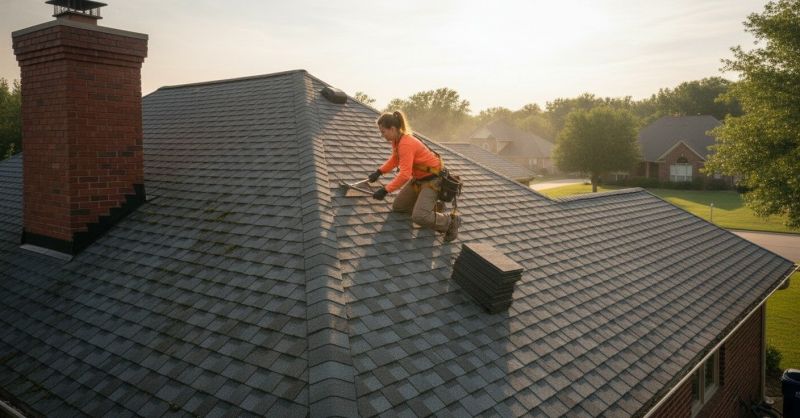 Asphalt Roof Leak Repair