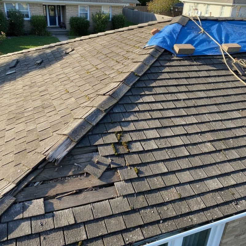 Damaged Roof Repair